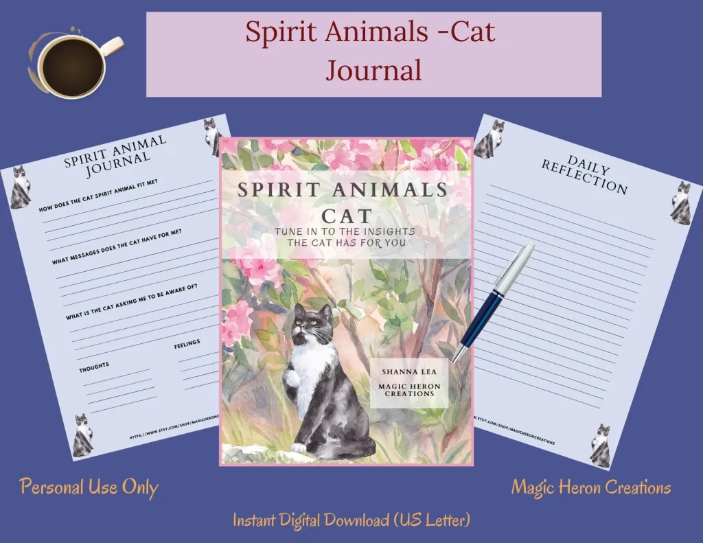 spirit animal cat journal