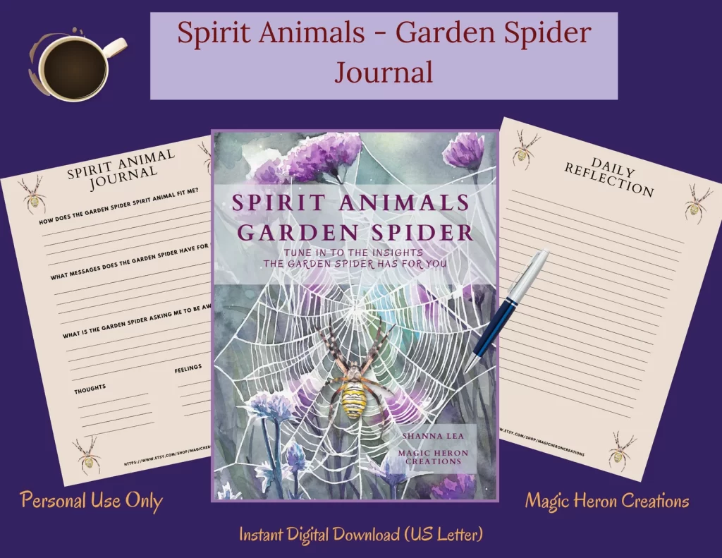 garden spider spirit animals journal